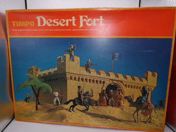 Timpo Toys Leerbox: Desert Fort Ref. Nr. 1500 - seltene Box, ohne Inhalt (!)