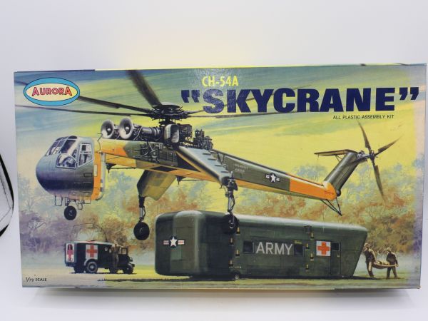 Aurora 1:72 CH-54A "Skycrane" 1969, No. 499200 - orig. packaging, mainly on cast
