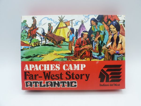 Atlantic 1:72 Far West Story "Apaches Camp", Nr. 1106 - OVP, komplett