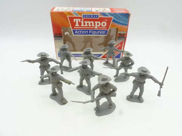 Timpo Toys / Toyway Box with 9 Southerners, No. 9503