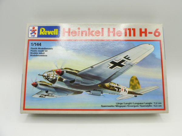 Revell 1:144 Heinkel He 111 H-6, Nr. 4137 - OVP, Teile noch verschweißt