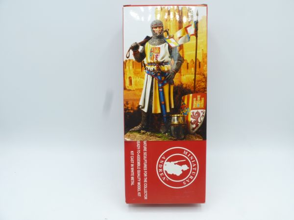 Andrea Miniatures 90 mm, Medieval Knight around 1300 - orig. packaging