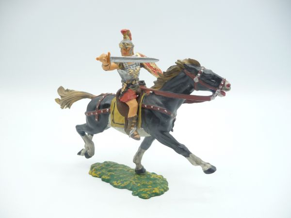 Modification 7 cm Roman on horseback defending with sword - very good workmanship