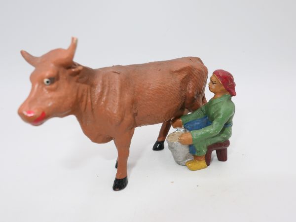 Elastolin (compound) Cow with milkmaid