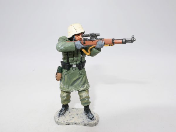 King & Country Waffen SS: Soldier shooting from set "Prepare to fire" WS 86