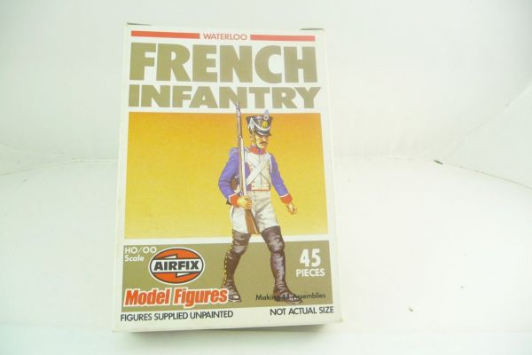 Airfix 1:72 Waterloo; French Infantry, No. 01744-6 - figures loose, complete