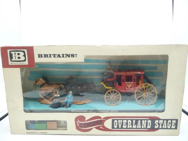 Britains Swoppets Overland Stage, No. 7615 - unused in great old box, top condition