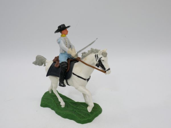 Britains Swoppets Southerner on horseback with sabre - complete, great condition