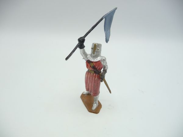 Starlux Knight standing with flag, 1st version - great painting