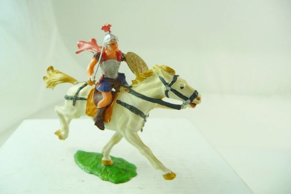 Elastolin 4 cm Rider with cape + sword, No. 8456 - very good condition