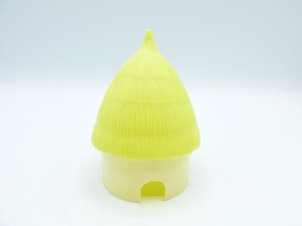 Domplast Africa Series: Bush hut with lemon yellow high pointed roof - rare