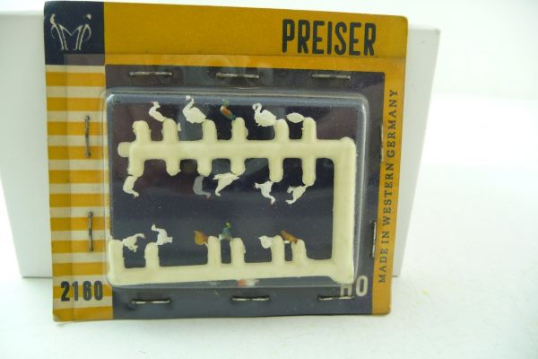 Preiser H0 Chickens + ducks, No. 2160 - orig. packaging