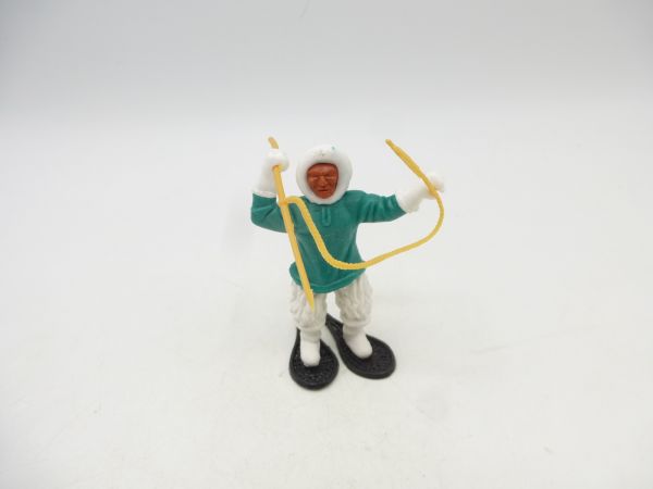 Timpo Toys Eskimo (green) with white harpoon