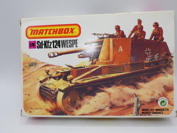 Matchbox Sdkfz Wespe, No. 40077 - orig. packaging, on cast