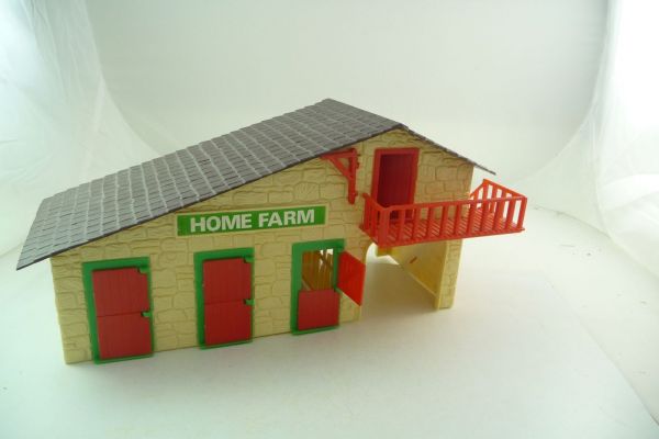Großes Farmhaus / Stall (ähnlich Britains), L/B/H 35x16x15 cm