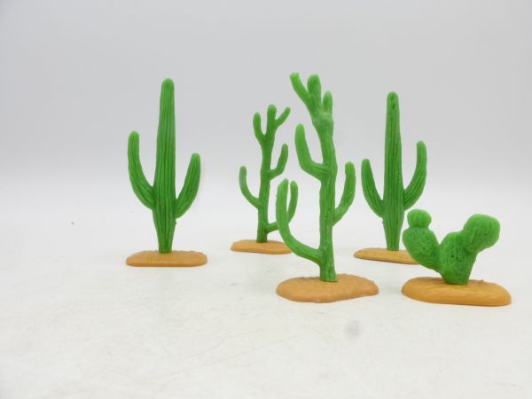 Timpo Toys 5 cacti, light green