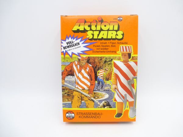 Airfix Action Stars: Road construction squad, No. 412108 - brand new