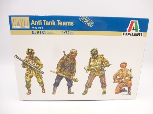 Italeri 1:72 Anti Tank Teams, No. 6131 - orig. packaging, on cast