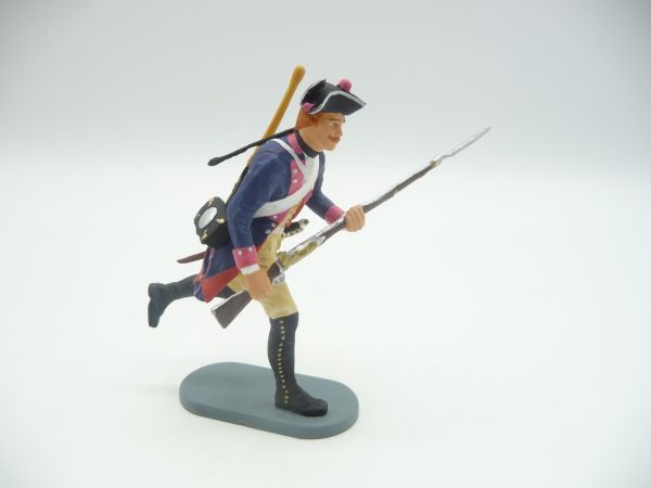 Preiser 7 cm Prussia 1756; Inf. Reg. No. 7 Musketeer storming, No. 54136