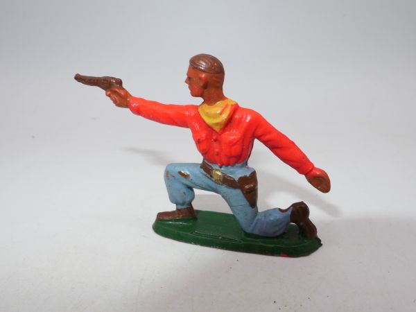 Starlux Cowboy kniend schießend (ohne Hut) - frühe Figur