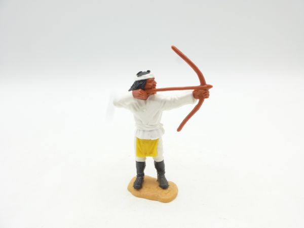 Timpo Toys Apache stehend mit Bogen, weiß - tolle Kombi