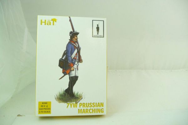 HäT 1:72 7 YW Prussian marching, Nr. 8280 - OVP, Teile am Guss, Box Top