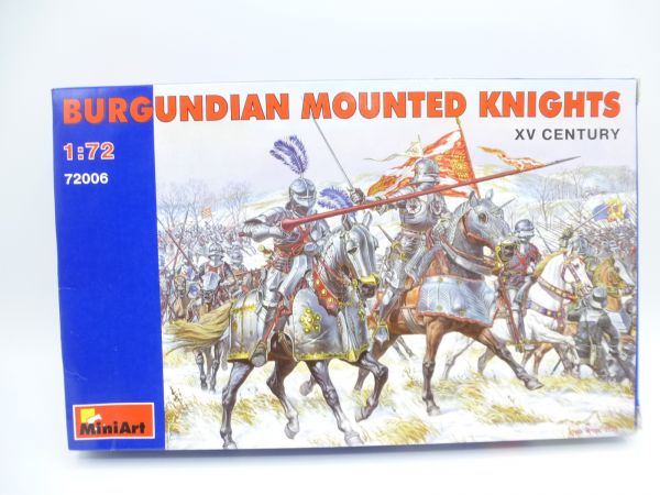 MiniArt 1:72 Burgundian Mounted Knights, No. 72006 - orig. packaging