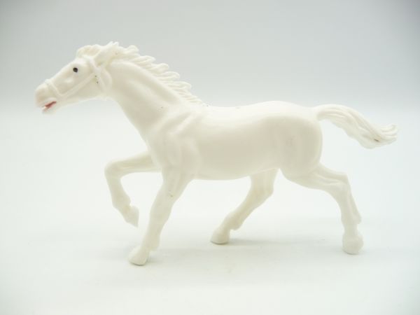 Elastolin Horse trotting, white
