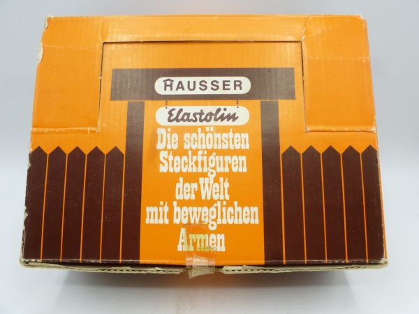 Elastolin 5,4 cm Bulk box / dealer box with 6 Indians on horseback