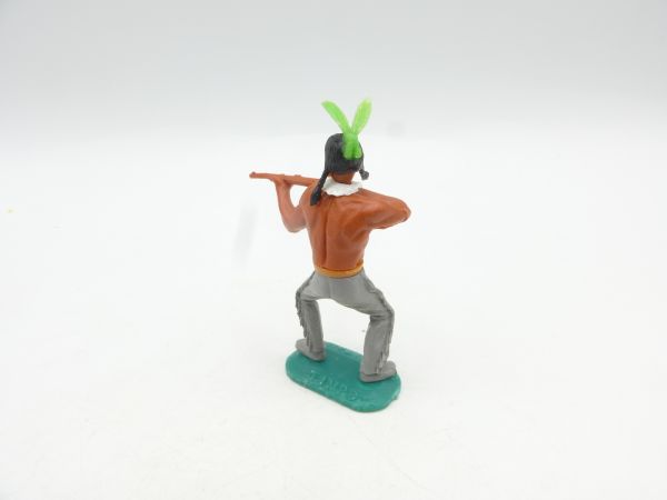 Timpo Toys Indian 3rd version (big head), shooting rifle