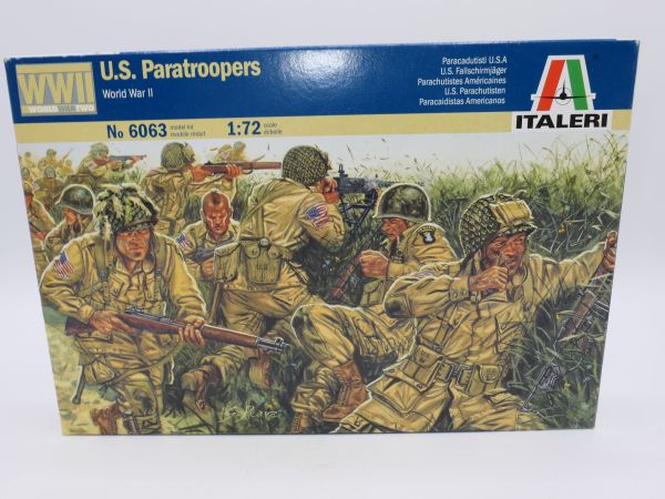 Italeri 1:72 US Paratroopers, No. 6063 - OPV, sealed box