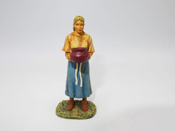 Germania 7 cm Germanic woman with pottery - great painting