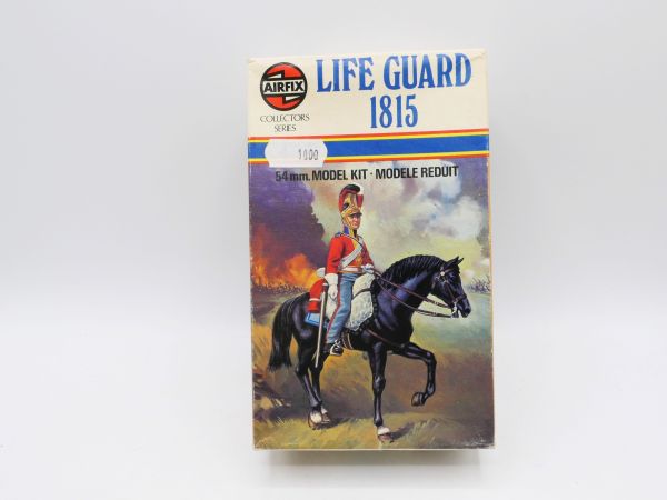 Airfix (54 mm) Life Guard 1815, No. 2556-4 - old box (great cover)