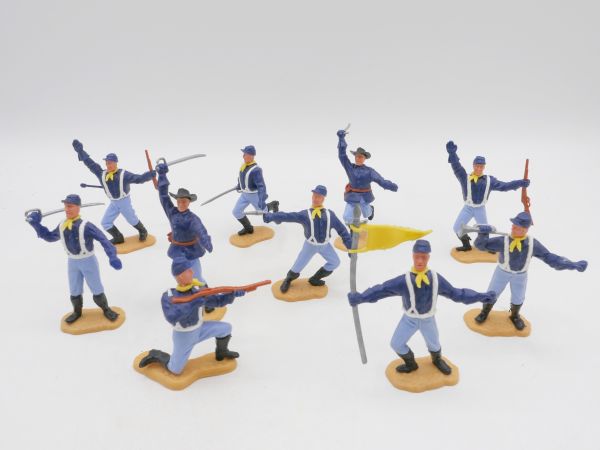 Timpo Toys Gruppe Nordstaatler 2. Version zu Fuß (10 Figuren)