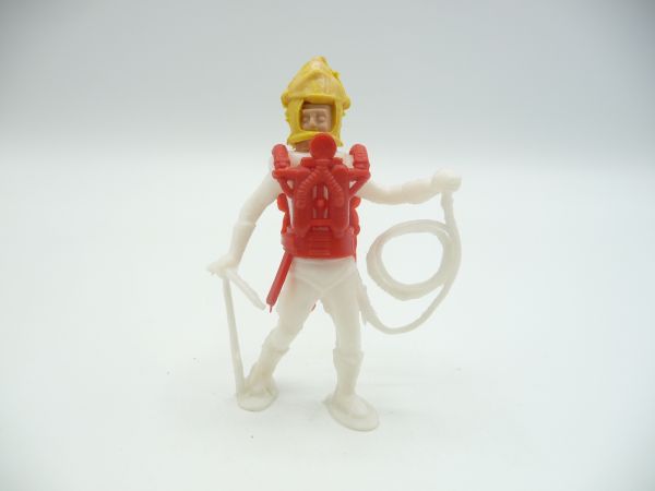 Cherilea Astronaut, white, red waistcoat, yellow helmet