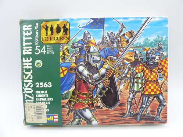 Revell 1:72 French knights, No. 2563 - orig. packaging - figures partly on cast