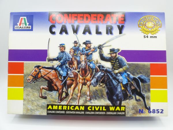 Italeri 1:32 ACW, Confederate Cavalry, No. 6852 - orig. packaging , on cast
