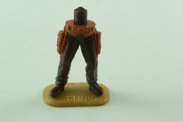 Timpo Toys Cowboy's lower part standing, 2nd version, dark-brown