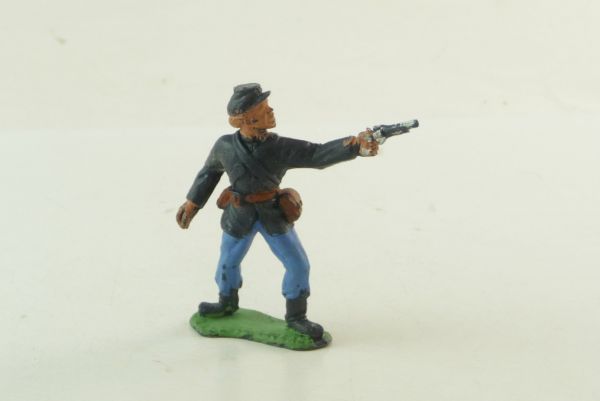 Timpo Toys Solids Union Army soldier standing, firing with pistol