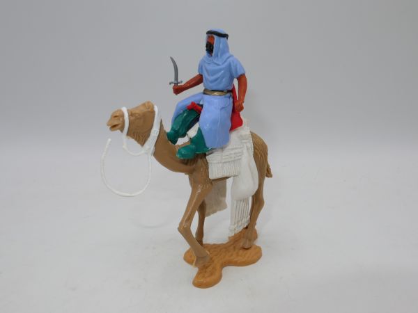 Timpo Toys Camel rider, light blue, green inner trousers - rare combination