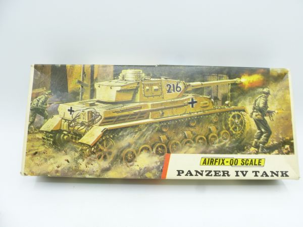 Airfix H0 Panzer IV Tank, Nr. A208V - OVP, Altbox