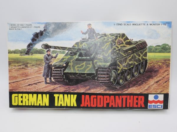 Esci German Tank Jagdpanther, No. 8009 - orig. packaging, on cast