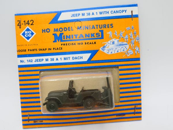 Roco Minitanks Jeep M38 A with roof, No. 132 - orig. packaging