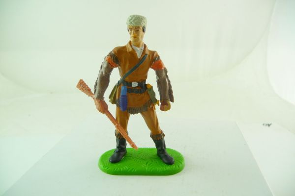 Elastolin 7 cm Blank figure / modification - trapper - partly painted