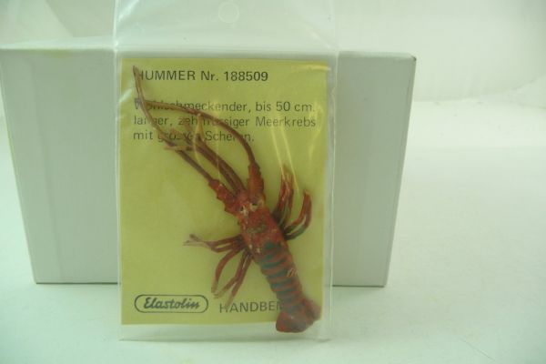 Elastolin soft plastic Lobster, No. 188509 - orig. packaging