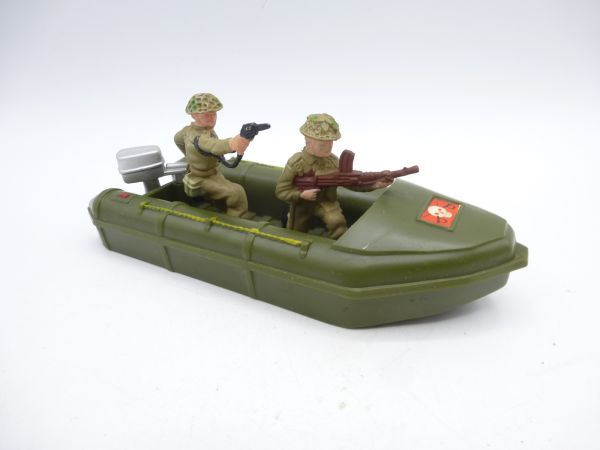 Britains Deetail Rubber dinghy with Englishmen - unused