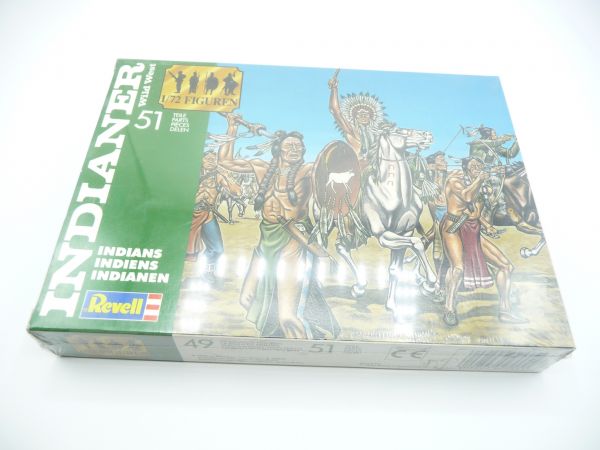 Revell 1:72 Indians, No. 2555 - orig. packaging, shrink-wrapped