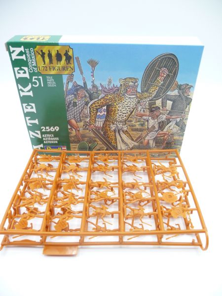 Revell 1:72 Aztecs, No. 2569 - orig. packaging, on cast, rare box with window