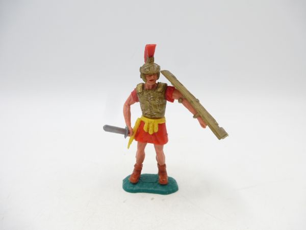 Timpo Toys Römer (rot) mit Schwert + Schild - Umbau