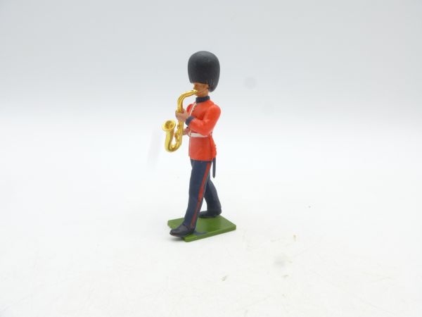 Britains Swoppets Guards Band with saxophone